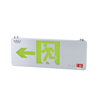 廣東敏華電器有限公司_ZNG 集電集控雙面中型新型拉絲面板平面圓角標志燈